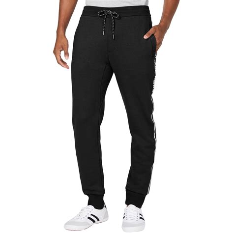 michael kors men's logo fleece jogger pants|Michael Kors Men's Logo Fleece Joggers, Created for Macy's.